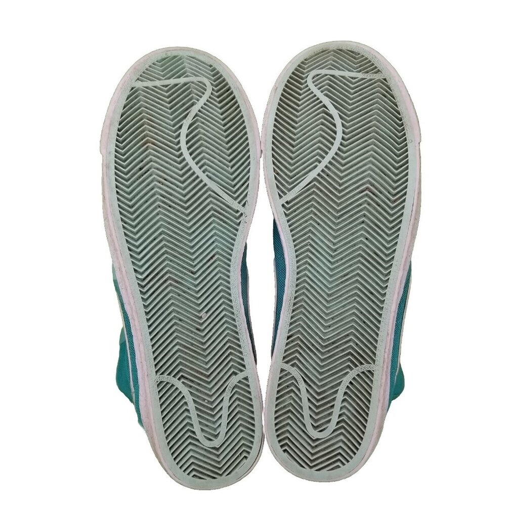 ✅Nike Blazer Mid Mesh Comfort Sneakers Womens Sz 8 Green Lace up Athletic Shoes - Picture 3 of 11